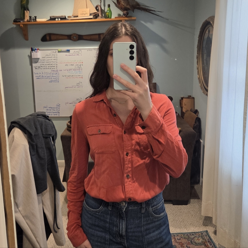 SO Warm Coral Shirt